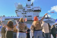Service families reunited for festive season as ships return to home bases