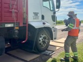 “Una multa nunca compensa el daño que provoca un camión sobrecargado”, sostuvo De Martini, de Vialidad Provincial