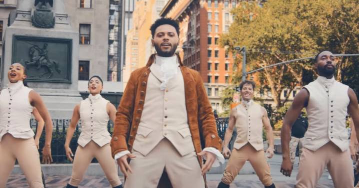 ‘Hamilton’ Cast Performs ‘My Shot’ on NYC Streets to Celebrate 10 Years: EXCLUSIVE
