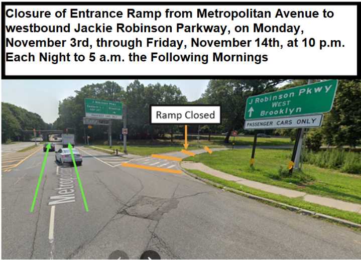 JRP ramps set for overnight closures