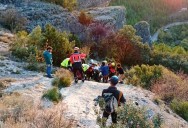 Accidente deportivo en Cuenca: herida una escaladora al caer desde 5 metros de altura