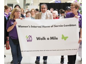 Stories of hope shared at Walk a Mile fundraiser in Sarnia