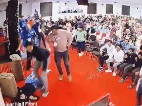 24-year-old dies after suddenly collapsing during college program in Surat; CCTV video goes viral