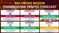 Thanksgiving travel guide: Busiest travel times, live traffic cameras and roadway conditions