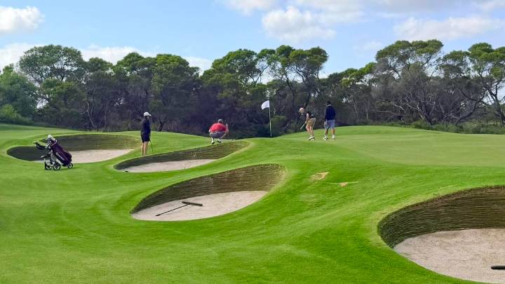 Links Kennedy Bay reopens as 18-hole course, with padel board ball courts, restaurant and kids playground