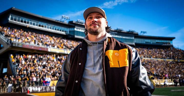 Josh Allen returns to Laramie for first UW football jersey number retirement