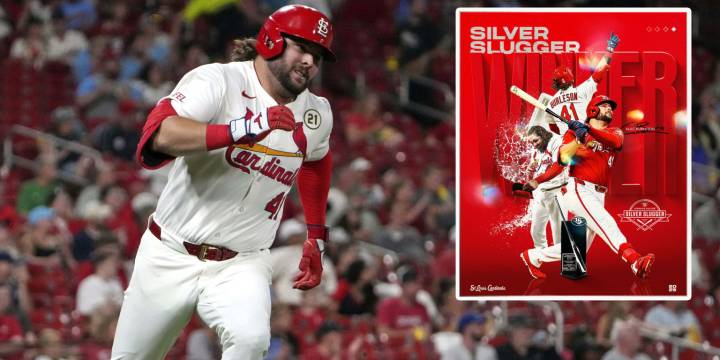 Alec Burleson wins Silver Slugger after birth of son