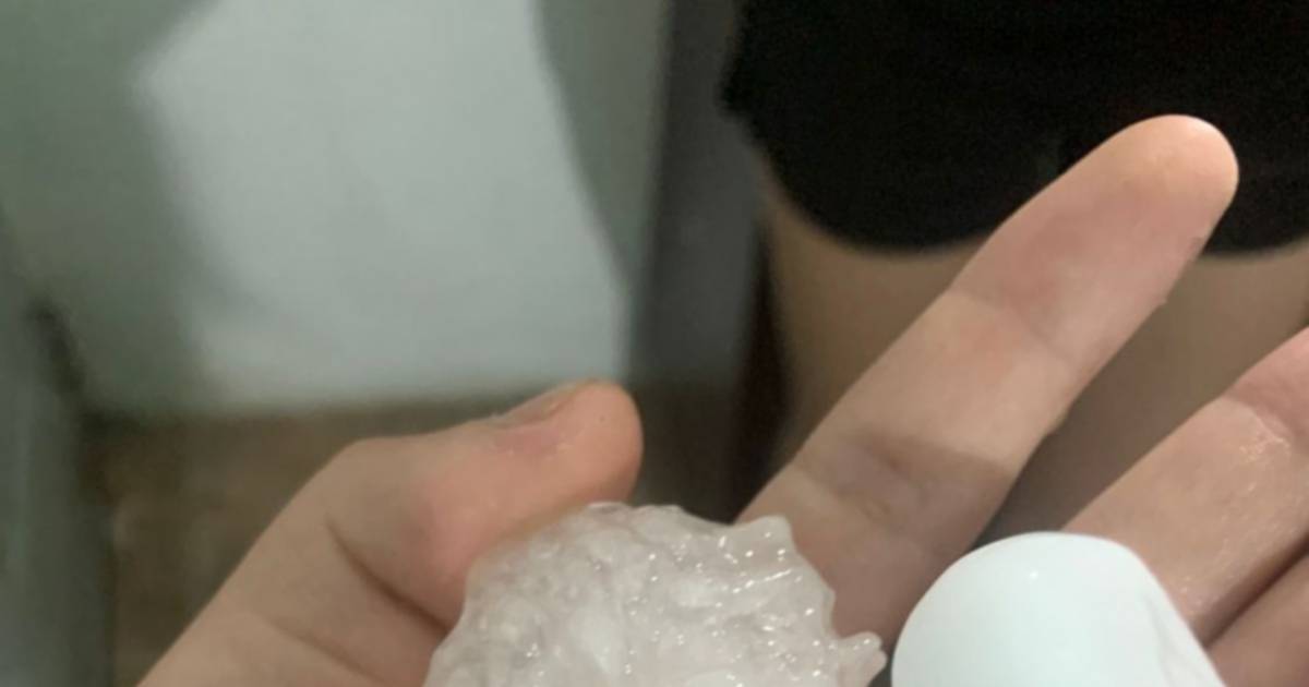 Impresionante caída de piedras en la ciudad de San Luis