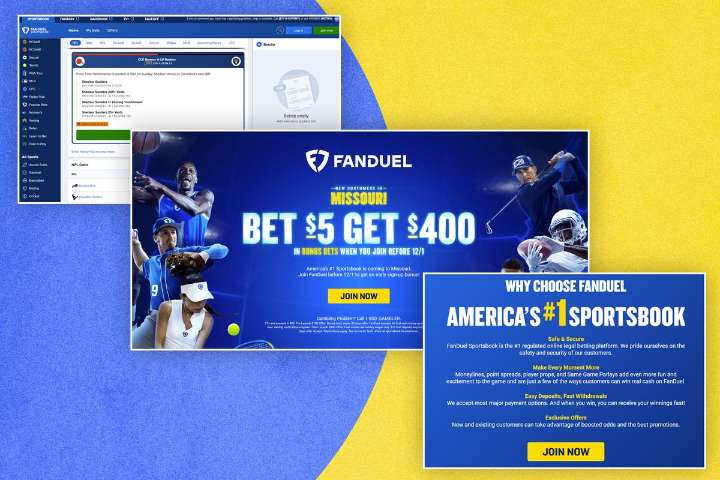 FanDuel Missouri Promo Code: Bet $5 Get $400 Bonus Bets Pre
