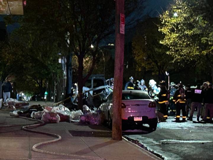 Firefighters injured in blazing car explosion in the Bronx: 'It was a fireball,' witness recounts