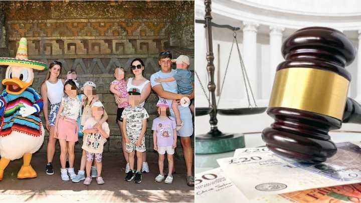 Pareja de 'influencers' con 22 hijos recibe multa por sacarlos del colegio e ir de viaje a Disney World