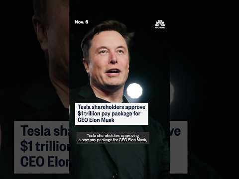 Tesla shareholders approve $1 trillion pay package for CEO Elon Musk