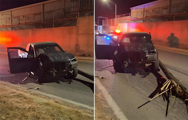 Por evadir filtro antialcohol provoca cuantioso accidente en Piedras Negras