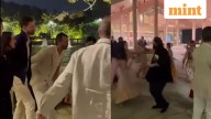 Donald Trump Jr gets dandiya lesson from Anant Ambani and Radhika Merchant