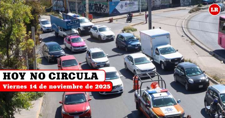 Hoy No Circula viernes 14 de noviembre 2025: autos y placas que descansan en CDMX y Edomex