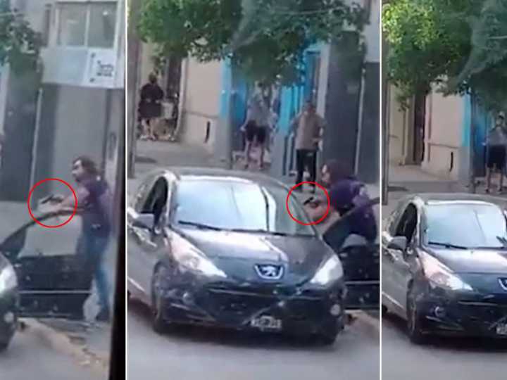 Una pelea de tránsito terminó a los tiros en el centro de Zárate, con un policía de la Bonaerense involucrado