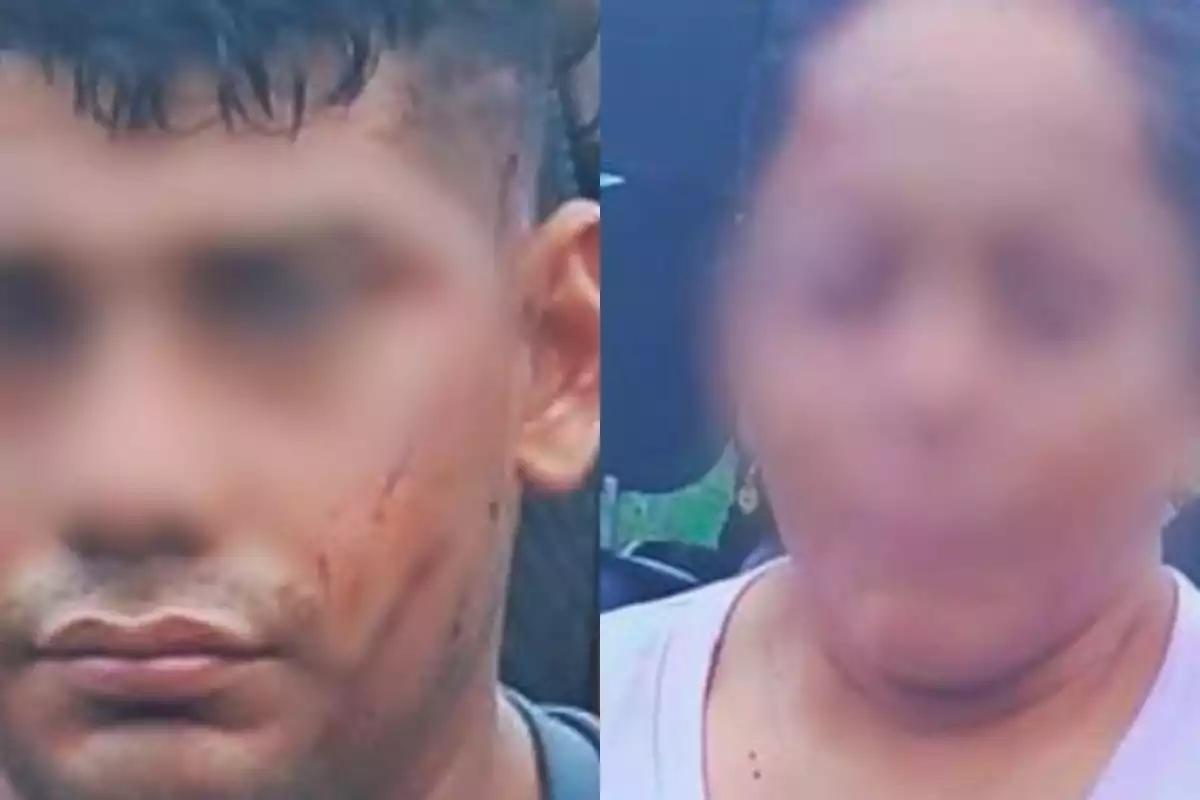 Pareja termina detenida tras agredirse mutuamente en un domicilio de la comisaría de Flamboyanes, Progreso