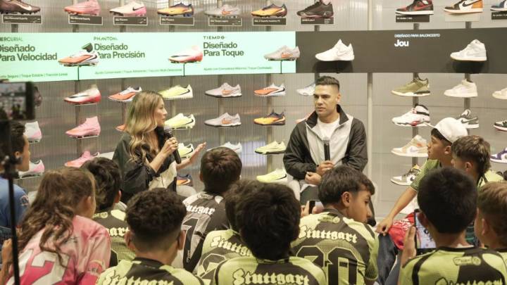 Radamel Falcao García reaparece en Bogotá a cuatro meses de su partida de Millonarios: “Cumplir un sueño de niño”