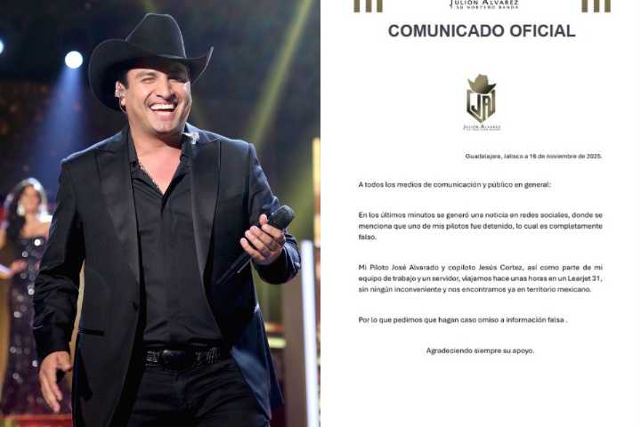 Julión Álvarez niega que piloto arrestado en Honduras sea de su equipo