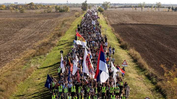Protests and grief as Serbia marks anniversary of tragedy that killed 16. Here's what to know