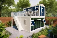 This 2-Story Tiny House Has 6 Bedrooms and a Terrace