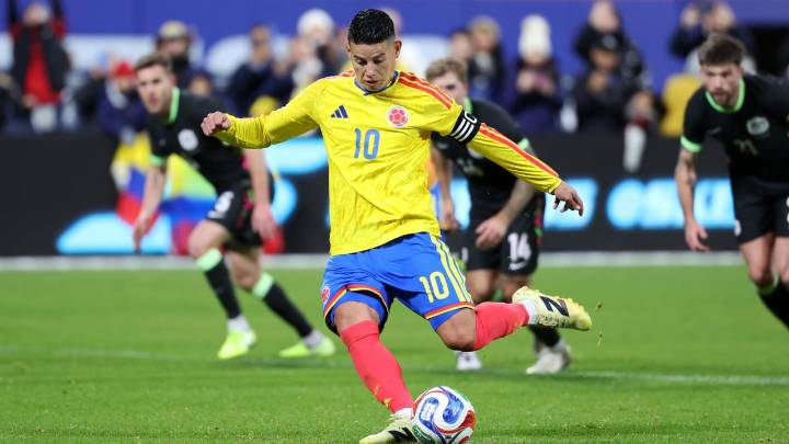 El gol de James Rodríguez que acabó la paridad en el Colombia vs. Australia: magistral penal
