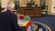 White House Installs Touch And Learn Activity Desk In Oval Office So Biden Can Feel Like He's Working While Jill Is Running The Country