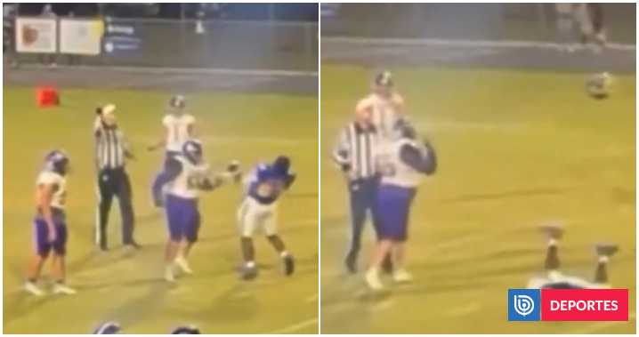 "Pudo haberlo matado": jugador de fútbol americano golpeó salvajemente a rival con su propio casco