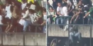 Hinchas de Atlético Nacional lanzaron a un ciudadano desde tribuna del estadio de Ditaires: la víctima sería seguidor del Junior
