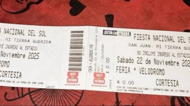 En MarketPlace venden entradas para la FNS que son de cortesía