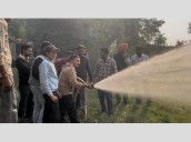 Youth trained in fire safety and disaster management at SBS State University [ FULL VIEW ]