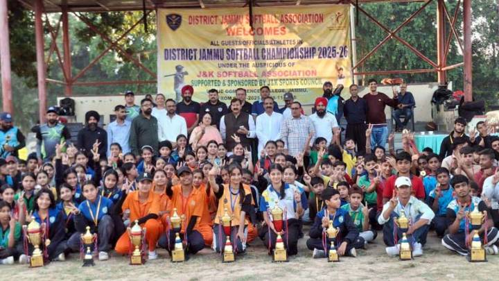 District Jammu Softball  C’ship culminates