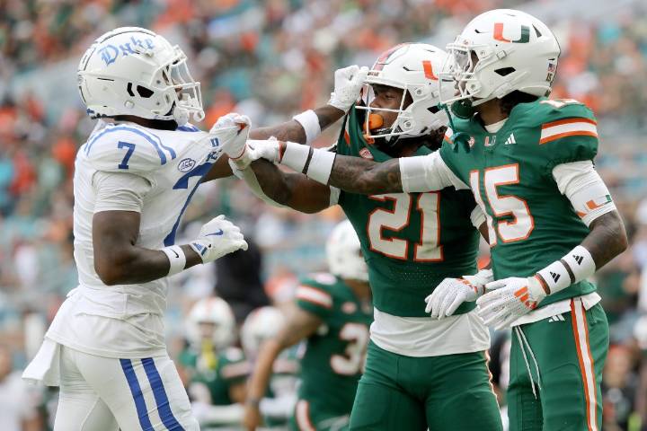 ACC Could Put Miami in Conference Championship Game Over Duke