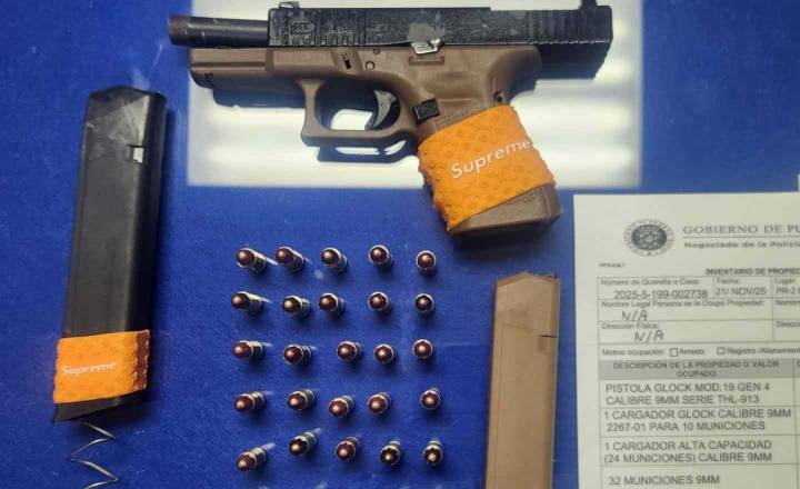 Policía ocupó armas y drogas tras accidente múltiple en Mayagüez