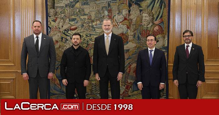 El Rey traslada a Zelenski el apoyo de España frente a Rusia y en su adhesión a la UE