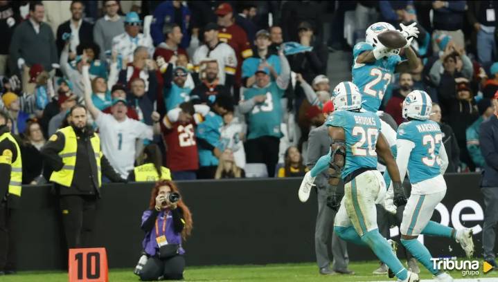 Los Dolphins toman el Santiago Bernabéu en el estreno histórico de la NFL en España