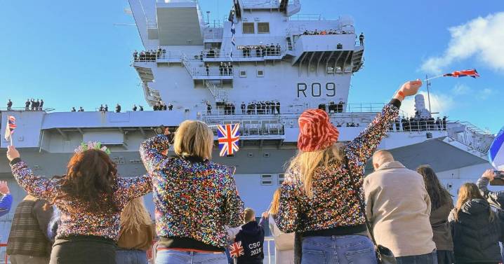Service families reunited for festive season as ships return to home bases