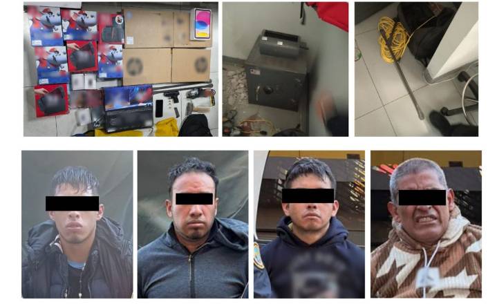 Detienen a 4 por encostalar consolas de videojuegos y laptops en AO