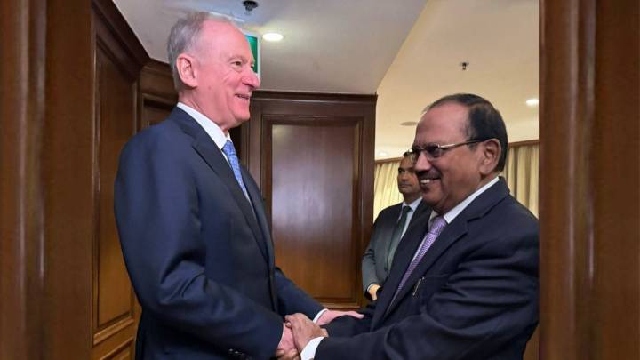 Putin’s Aide Nikolay Patrushev Meets Ajit Doval, Discusses Russian President's Visit To India