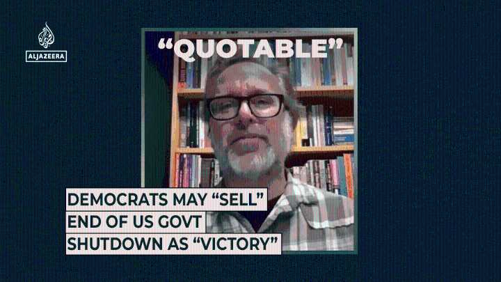 Democrats may “sell” end of US govt shutdown as “victory”