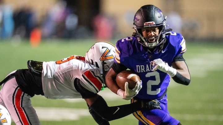 See photos of Valley vs Johnston in Iowa high school football playoffs