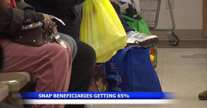SNAP benefits in November to be 65% of normal rate across U.S.