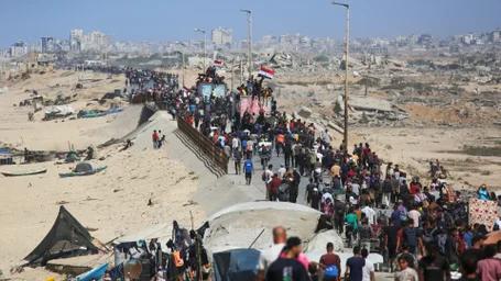 Un millón de personas reciben ayuda en Gaza