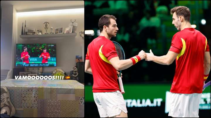 Alcaraz es uno más: así celebra la épica victoria de España a la República Checa en la Copa Davis