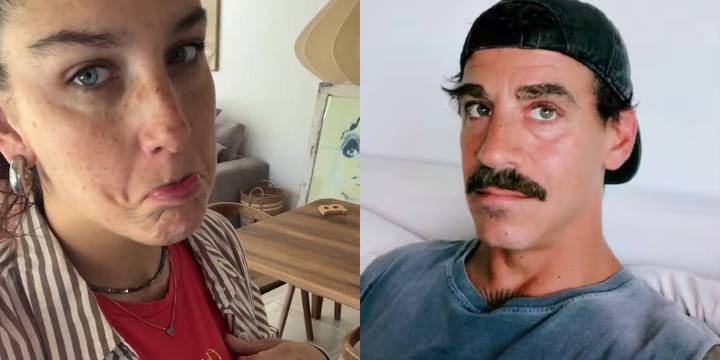 El divertido ida y vuelta de Juana Repetto y su expareja, Sebastián Graviotto: “Un poco de humor”