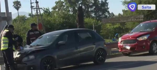 Triple choque en Avenida Paraguay, no se registraron lesionados