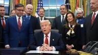 President Trump signs government funding bill, ending shutdown after a record 43
