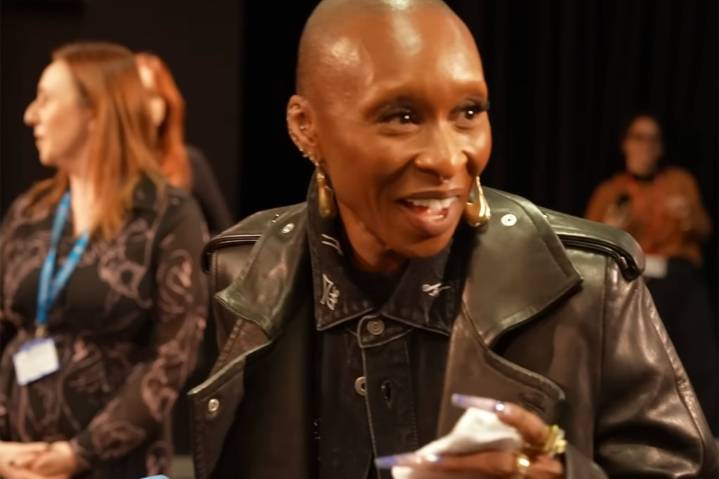 Watch Cynthia Erivo Be Moved to Tears by Kids at Her Old School Singing ‘For Good’ During Surprise Visit