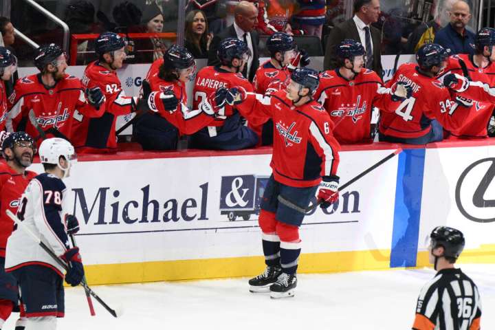 Chychrun scores twice to lift Capitals over Blue Jackets 5