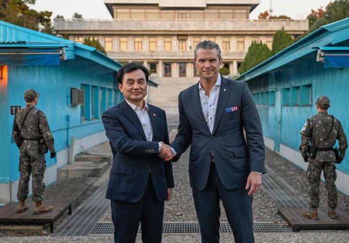 Hegseth visits inter-Korean border ahead of security talks